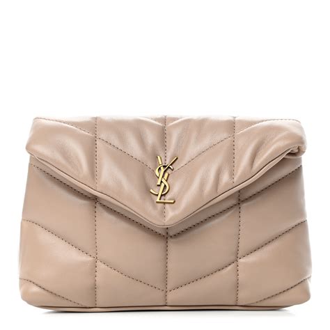 ysl loulou puffer clutch